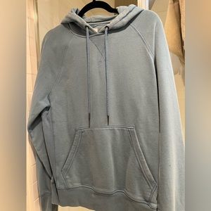 Men’s light blue Champion hoodie